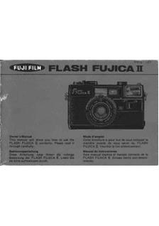 Fujifilm Flash Fujica 2 manual. Camera Instructions.